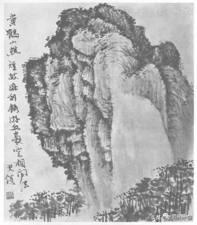 学画简单的山体,山石画法详细讲解