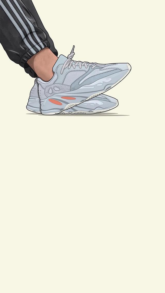 耐克潮鞋壁纸,手绘潮鞋壁纸