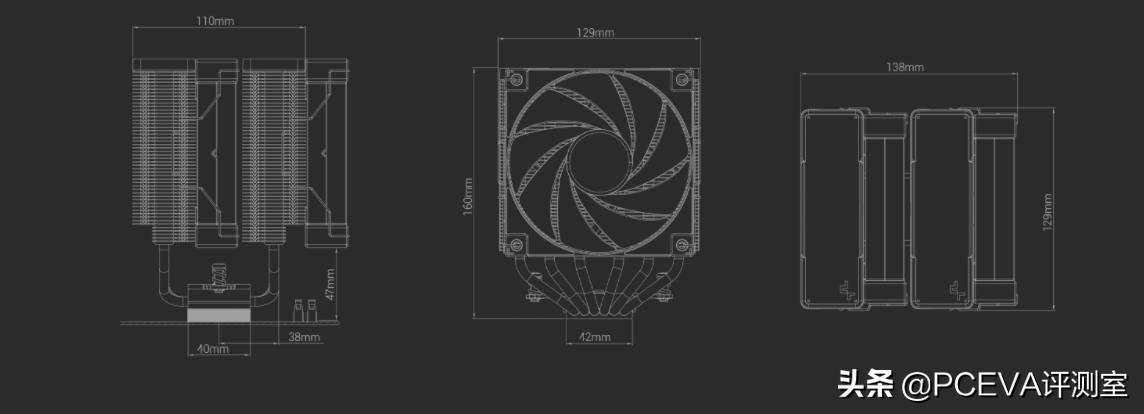 九州风神散热器ak500,九州风神冰立方AK620风冷散热器