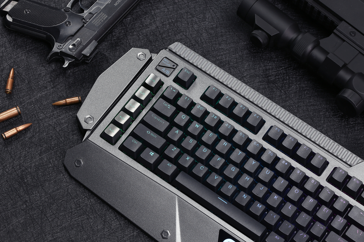 迪摩f4键盘设置,迪摩f4机械键盘深空灰