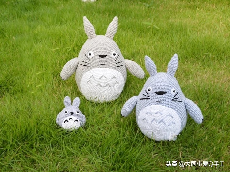 冰条钩织龙猫 (龙猫钩织图解)