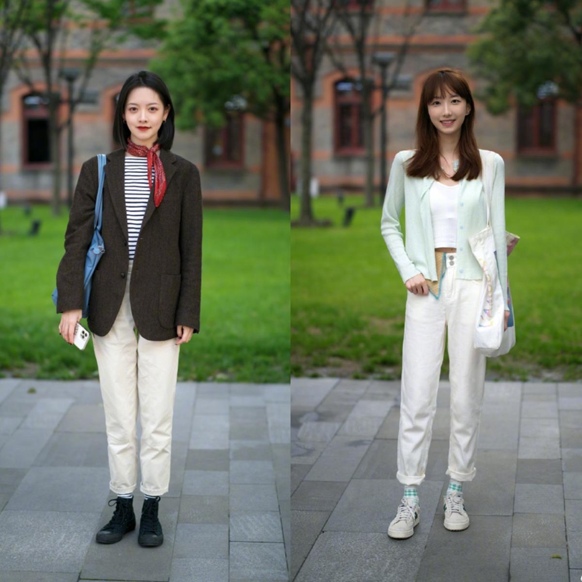 最近时尚圈刮起了一股“露袜”风：矮鞋+高袜，又美又飒很时髦