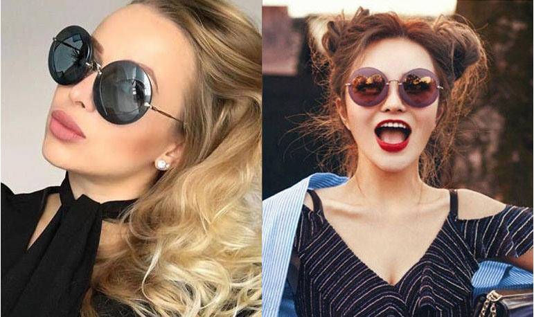 夏天必备时尚太阳镜,圆脸必备太阳镜
