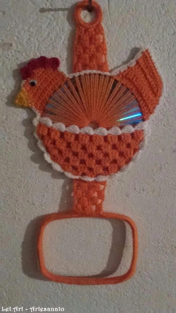 废旧光盘钩针收纳,可以钩什么物件好看又实用