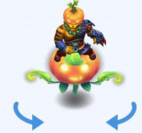 万圣节恐怖南瓜头,万圣节带上狐狸面具