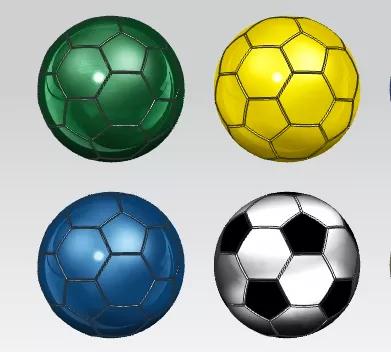 足球模型图,足球三维模型