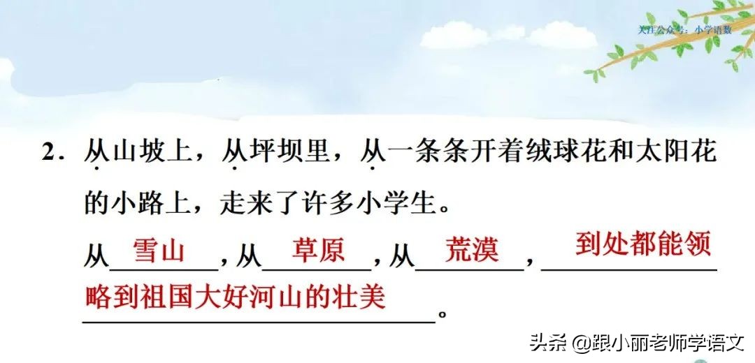 大青树下的小学必会知识点,大青树下的小学必考知识点