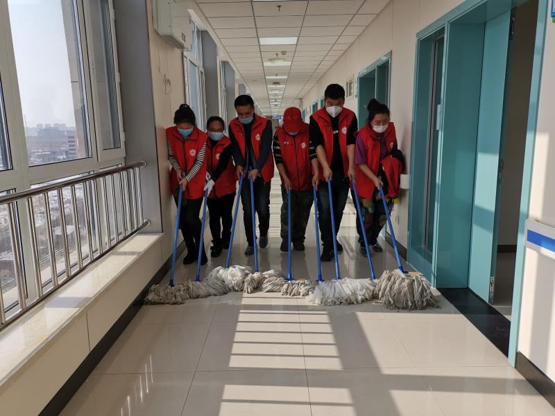 九台区“志愿红”助力战“疫”一线