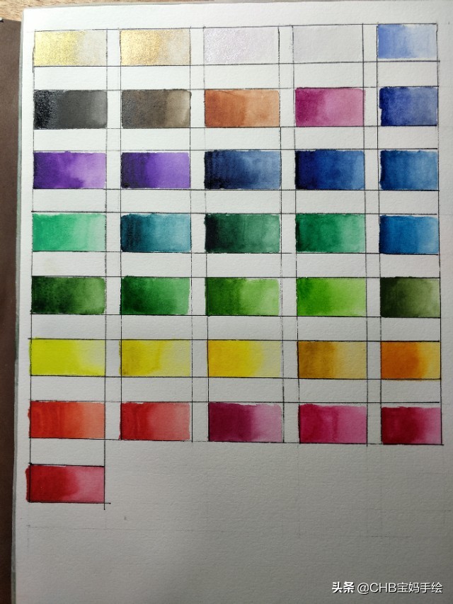 水彩绘色基础教程,水彩涂色画入门教程