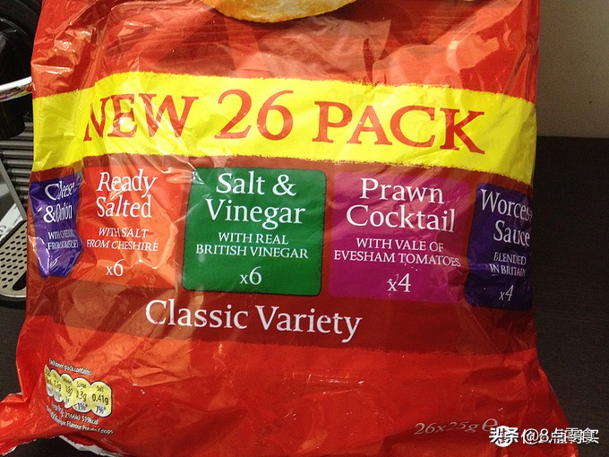 好吃的外国薯片,英国薯片推荐