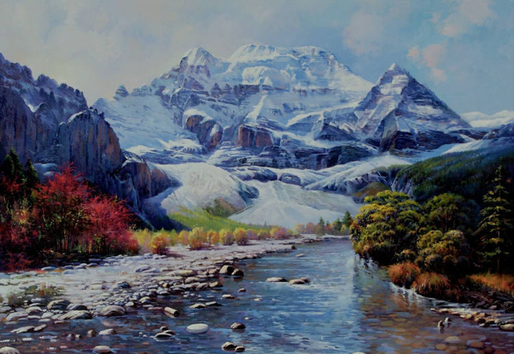 中国小幅油画作品大展作品集,三峡丹青油画作品