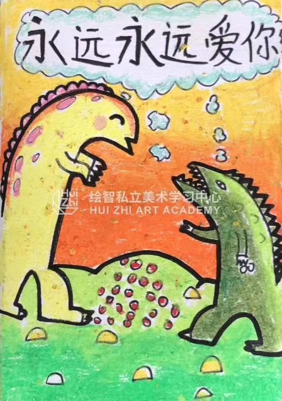 绘智美术作品,绘智美术学校