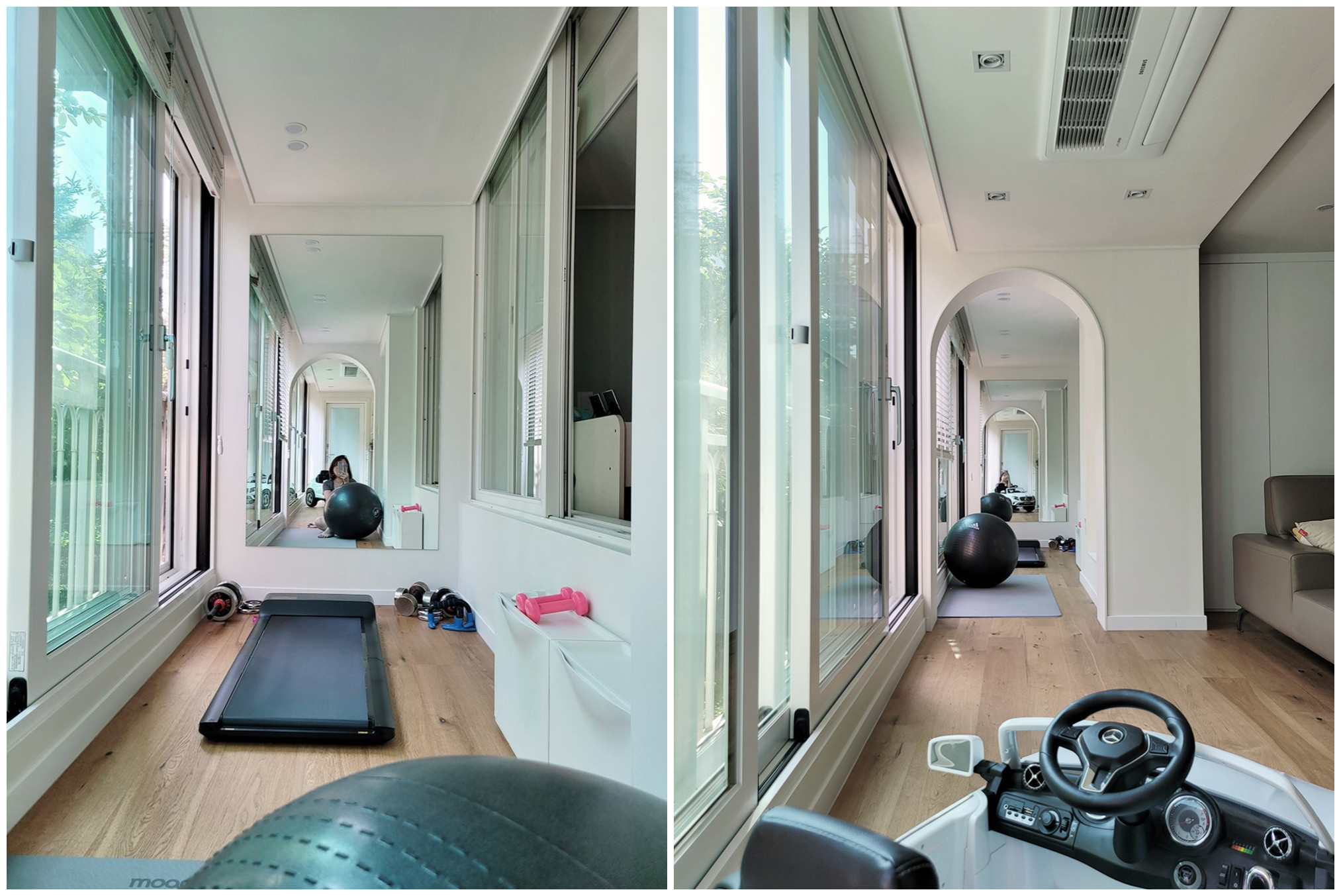 两居室这样装修清爽干净无负担,两套房子打通后装修效果