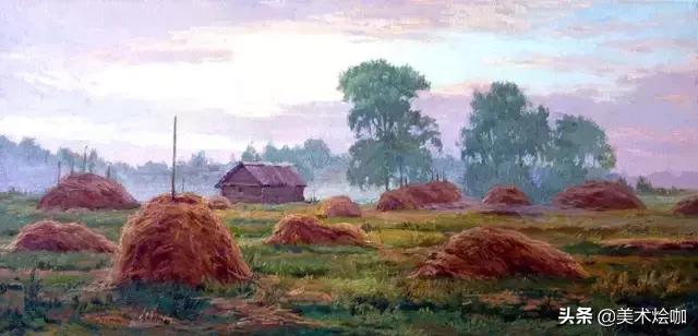 最美的俄罗斯风景油画作品欣赏,俄罗斯绝美风景油画作品