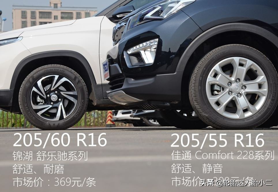 途观哈弗H6宝骏510原厂配套轮胎分析，SUV汽车轮胎就该这样配