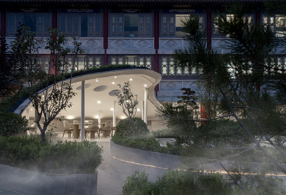 中国传统四合庭院的人文办公综合体升级改造