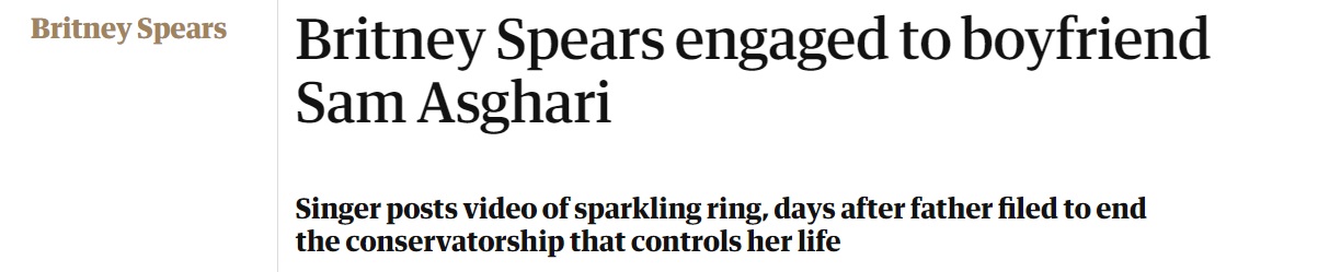 布兰妮官宣婚礼日期,布兰妮宣布订婚宴