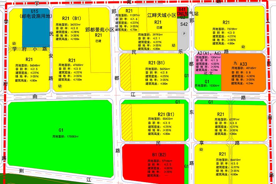 荆州城南片区2025年规划图,荆州城南街道规划