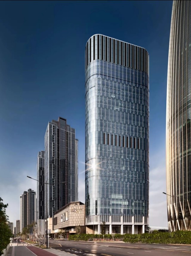 华润金融中心大厦,中银大厦外墙灯光设计