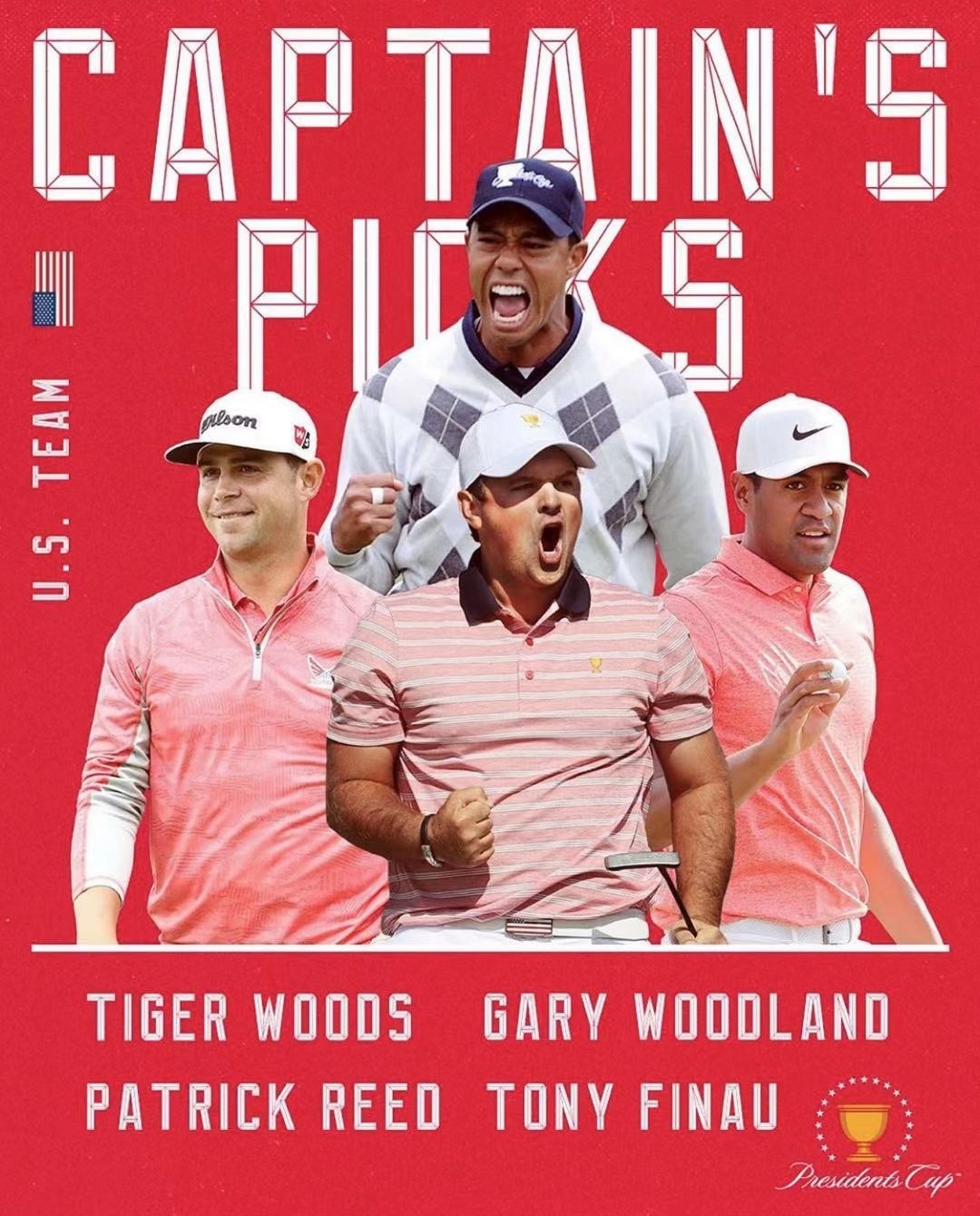 总统杯大名单出炉；加洞到天黑；钓鱼挥杆钓到冠军；球丢光了被DQ