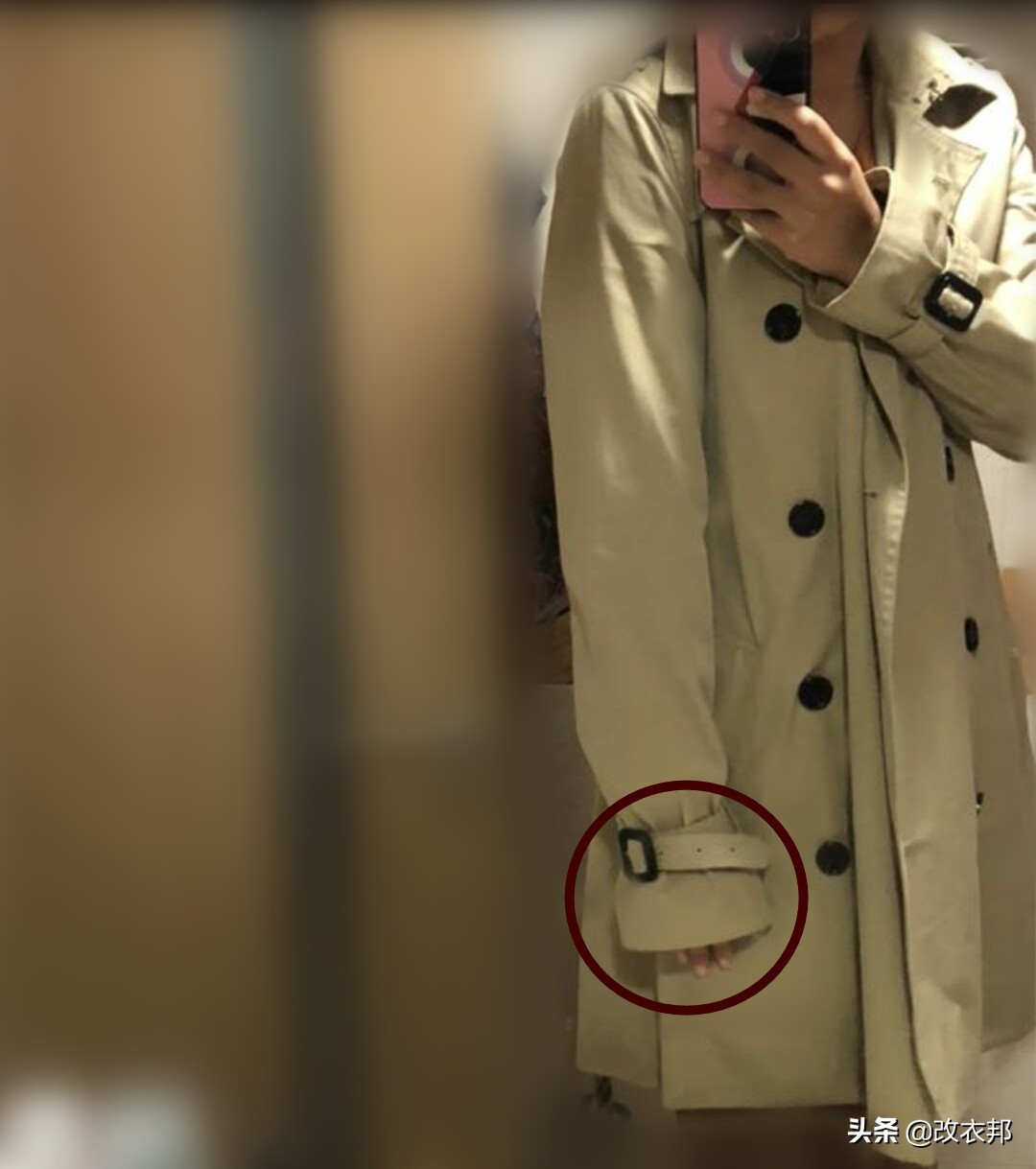 风衣外套袖子长了怎么改短有松紧,风衣袖子长了怎么挽起来好看
