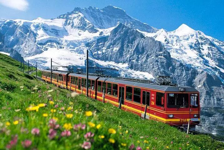 韩国爱的迫降景点,爱的迫降中的瑞士景点航拍