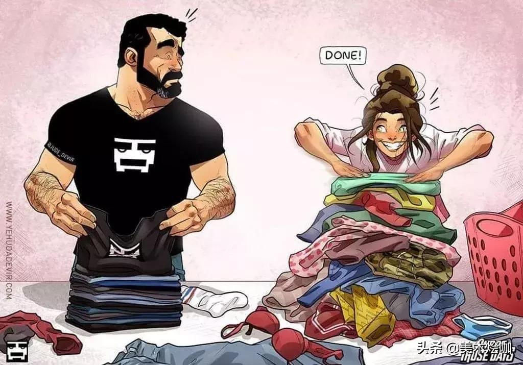 那个宠妻狂魔插画师又来秀恩爱了，这次是关于生孩子的……