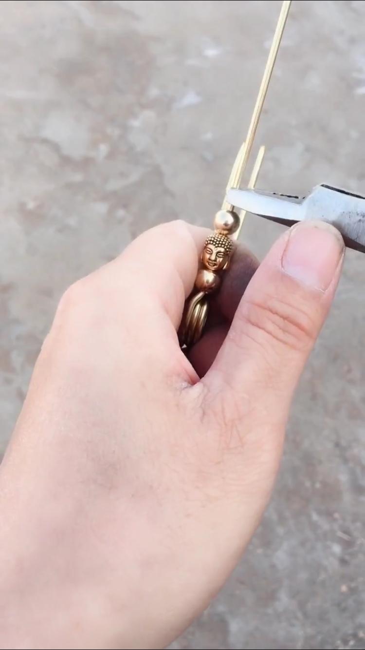 小鸟钥匙扣用珠子8毫米,小鸟钥匙扣盘丝工具制作