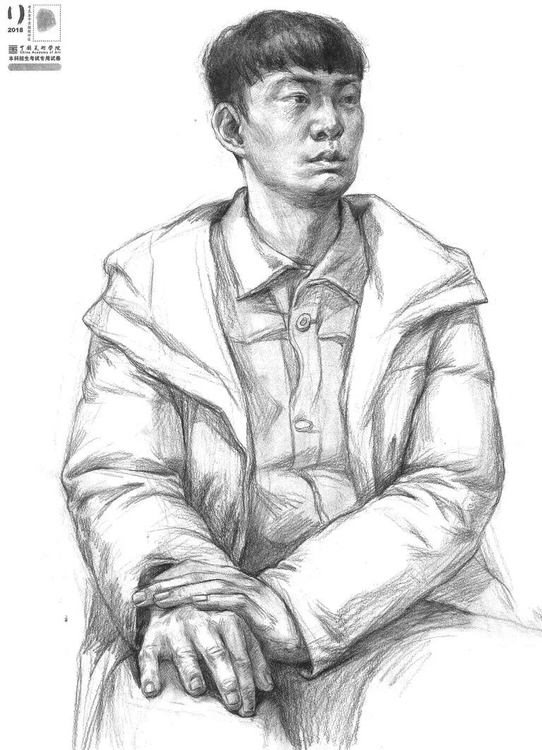 2018年国美色彩高分卷,国美素描高分