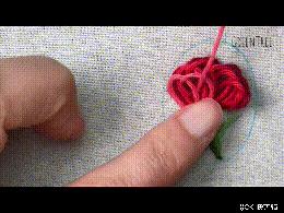 法式珠绣毛衣链手工教程,复古布刺绣毛衣链