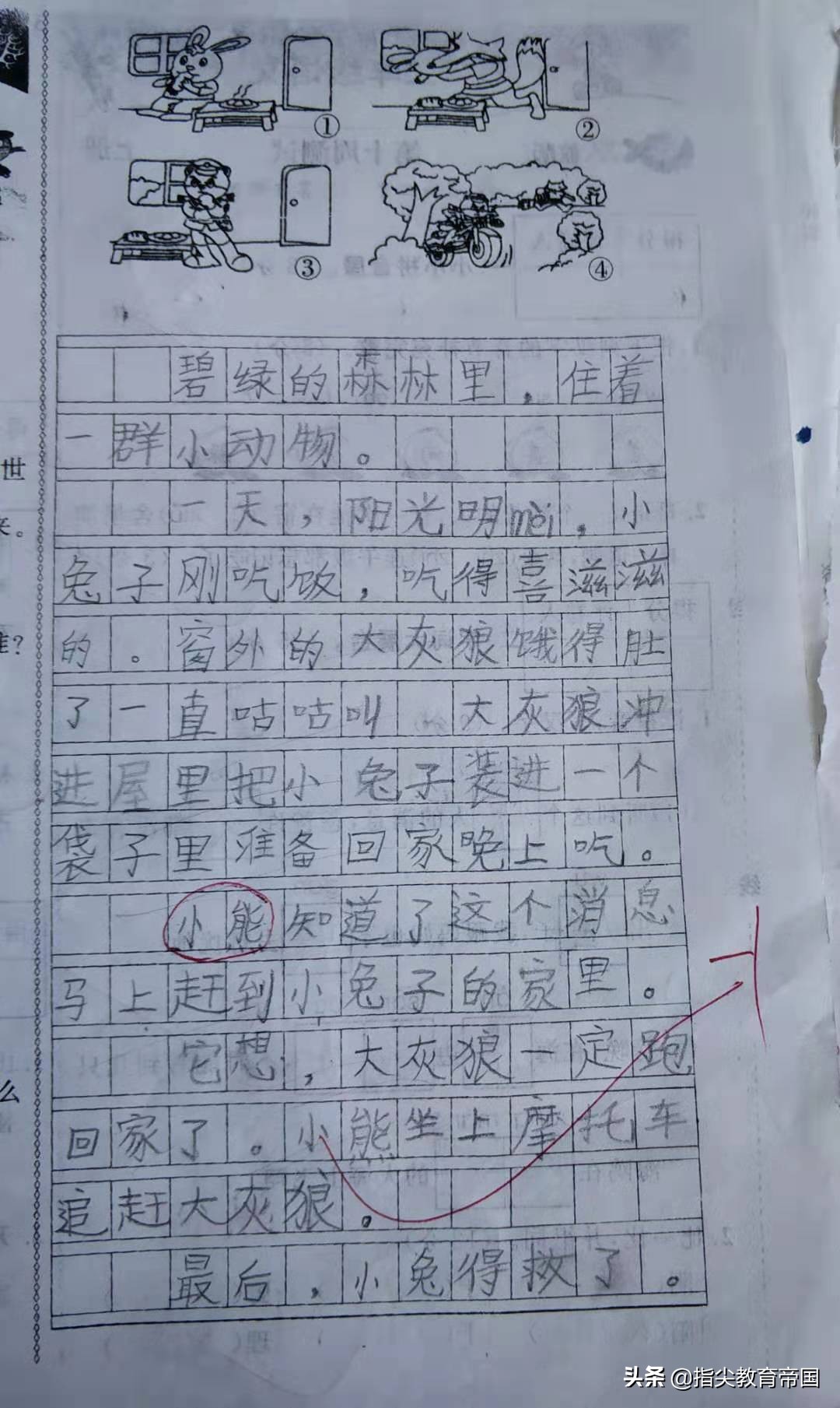 二年级看图写话专项训练可打印,二年级看图写话必考练习