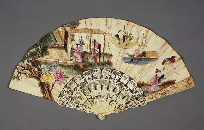 展开折扇效果,展开的折扇