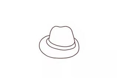 太阳帽简笔画涂色教程大全,简笔画帽子怎么画最好看