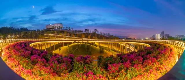 深圳北站中心公园现状,深圳北站旅游公园