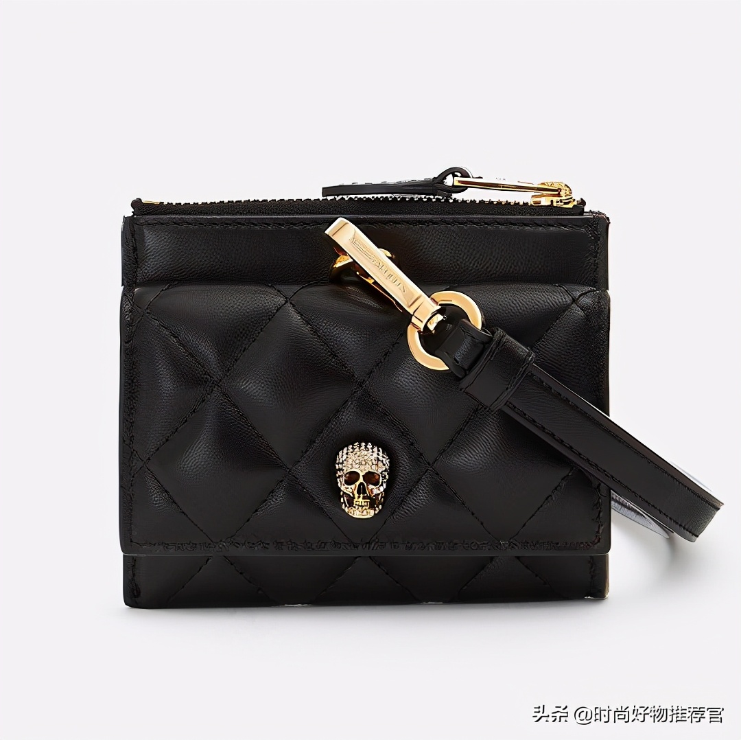 麦昆粉色包包,麦昆女包骷髅