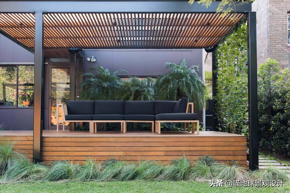 100款庭院廊架图片,中式庭院亭子设计效果图