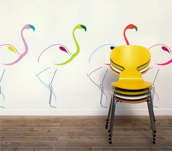 创意墙绘壁画,墙贴画欧美艺术