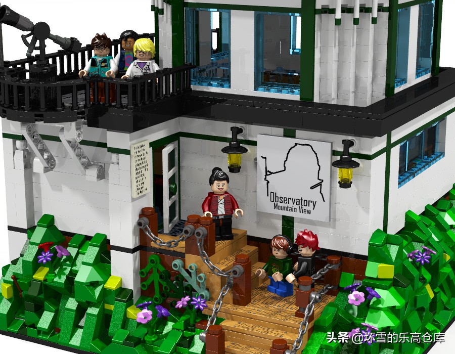 万赞俱乐部里的亮眼作：充满科技感的乐高天文台，可惜不量产