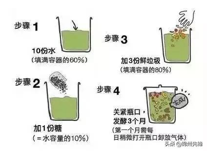 蔬菜果皮变废为宝做酵素,垃圾酵素的制作方法