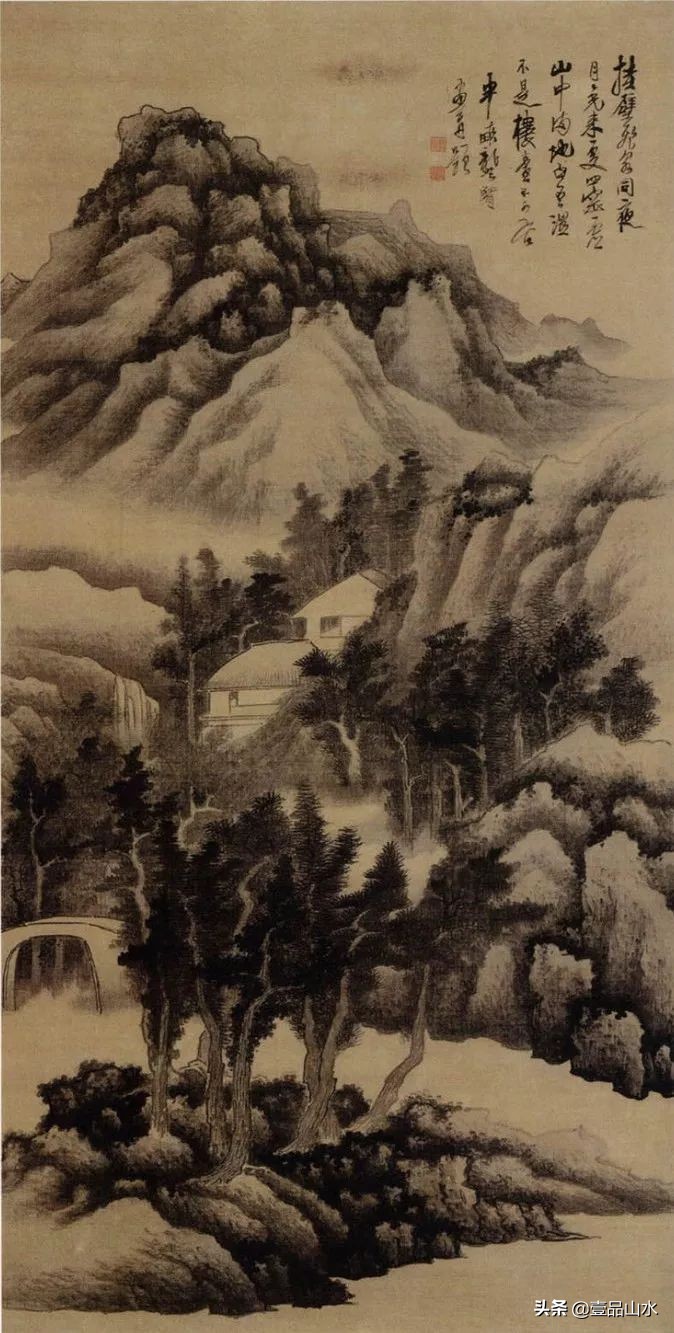 最真实的国画山水画,当代国画山水中的点景人物