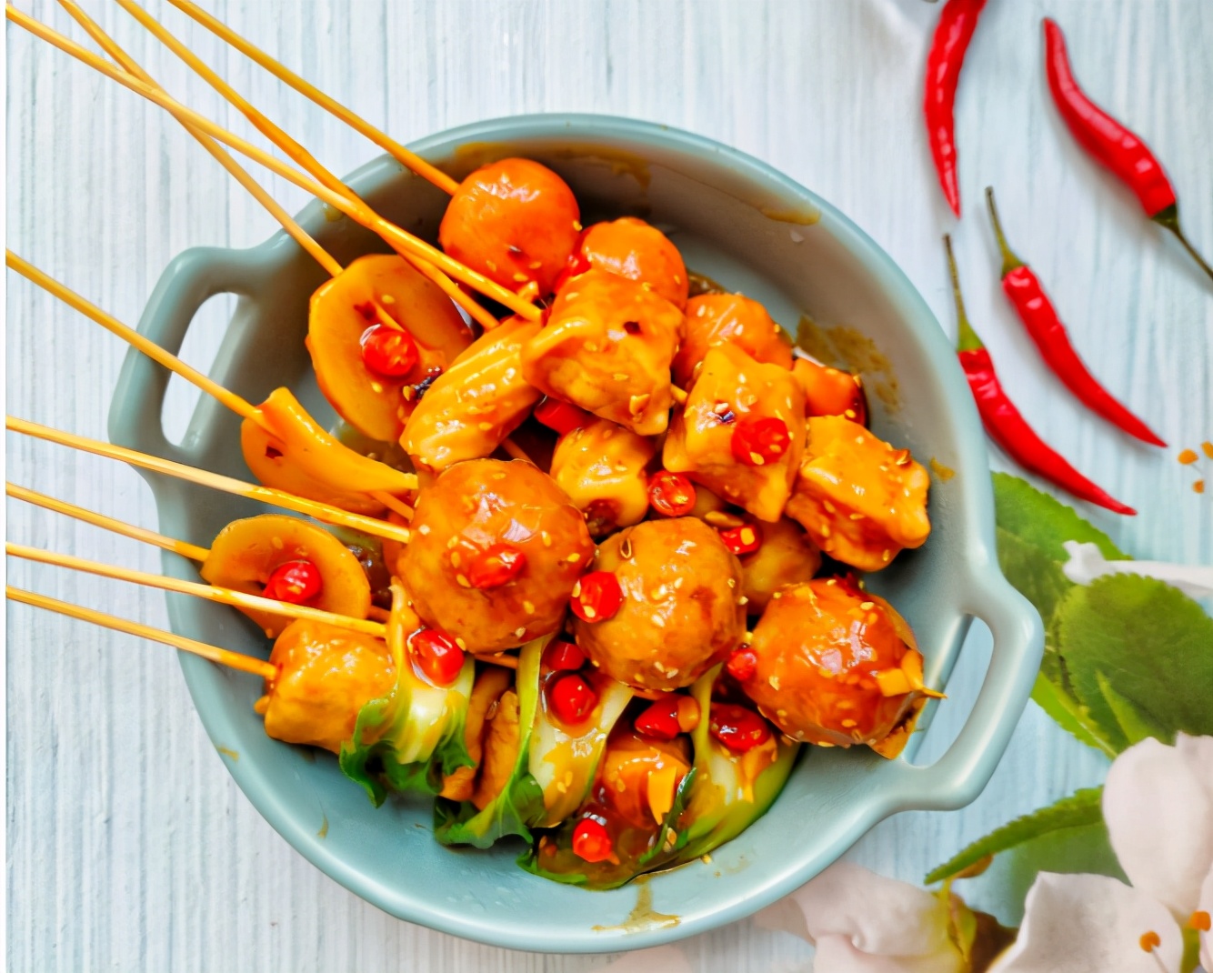 冷锅串串做甜品,冷锅串串自己做料汁