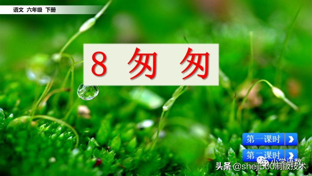 部编版六年级下第八课匆匆讲解,语文六年级下册第8课匆匆预习