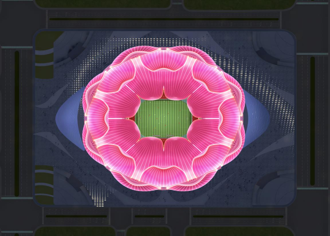 恒大新足球场完整视频,恒大超级球场