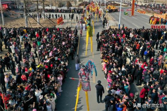 甘肃兰州新区社火表演图片,2019年兰州新区社火大比赛