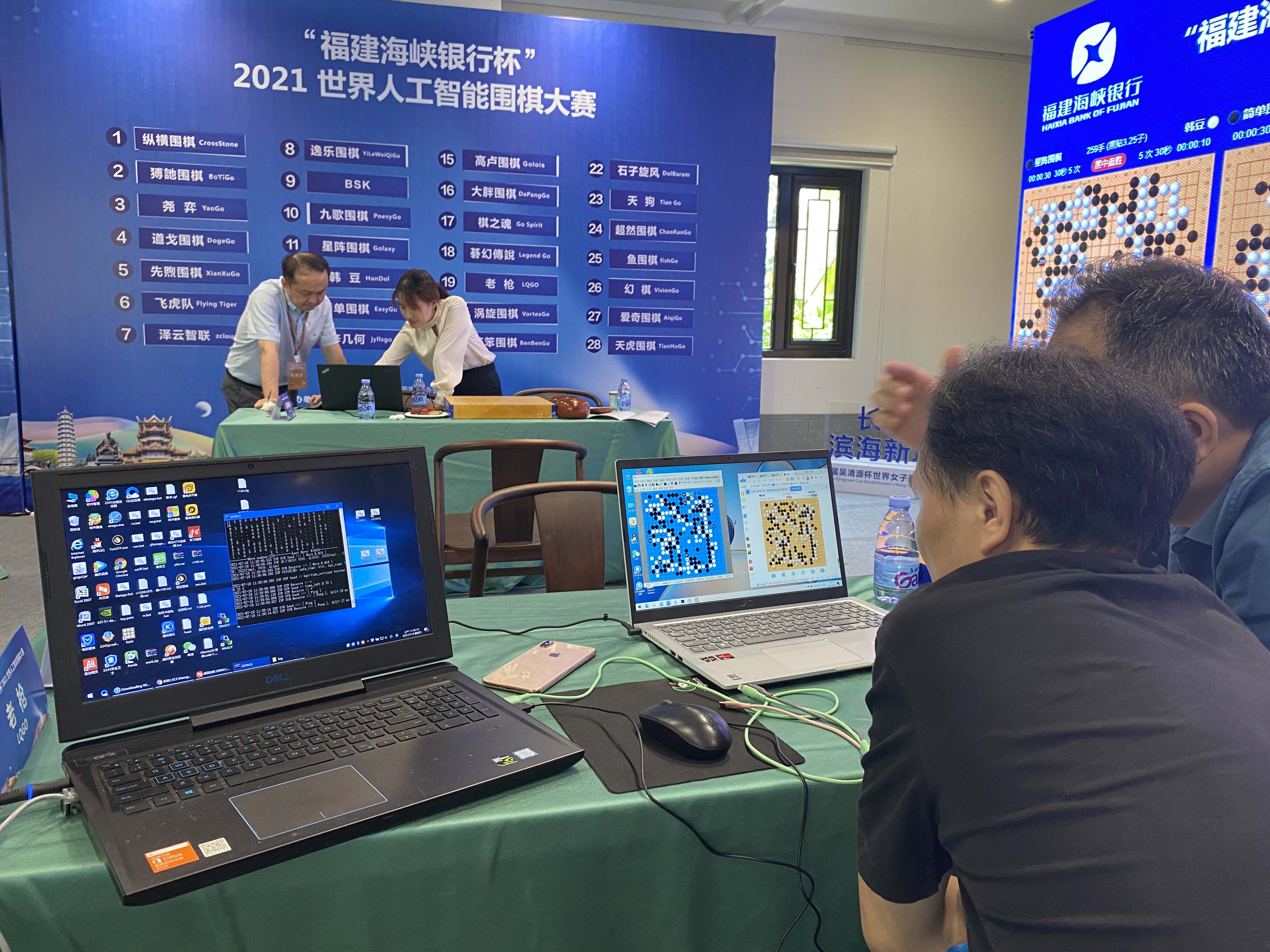 海峡银行杯围棋,海峡银行杯参赛队