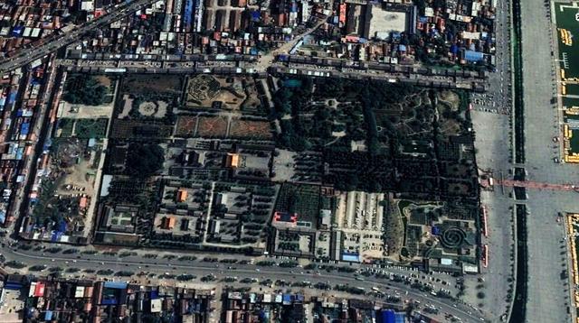 最新卫星图河南周口淮阳,淮阳县城卫星图