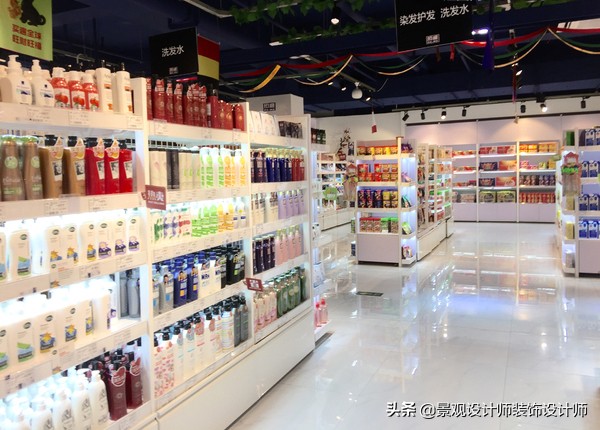 商场店铺设计案例图纸,超市设计图解大全