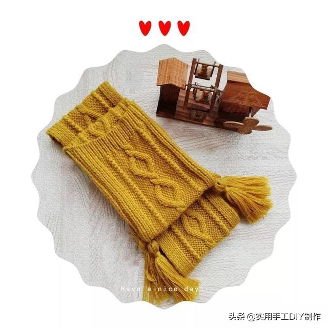 带帽围巾的简单编织方法,简单的连帽围巾一体编织视频