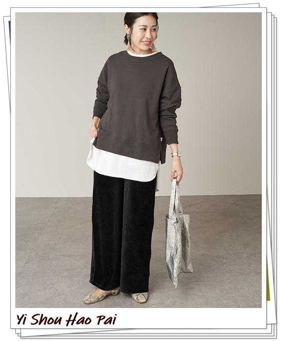 灯芯绒裤子颜色搭配,棕色灯芯绒裤子秋冬搭配