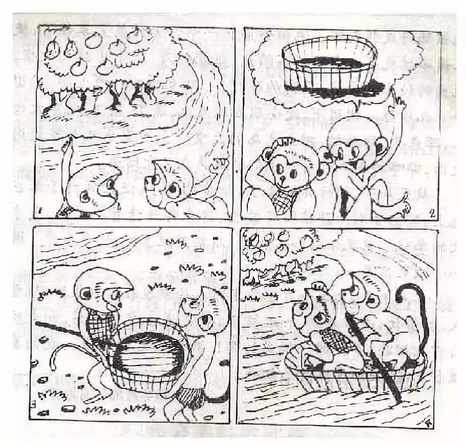 植树节看图写话一年级20至30字,一年级给奶奶吃苹果看图写话30字